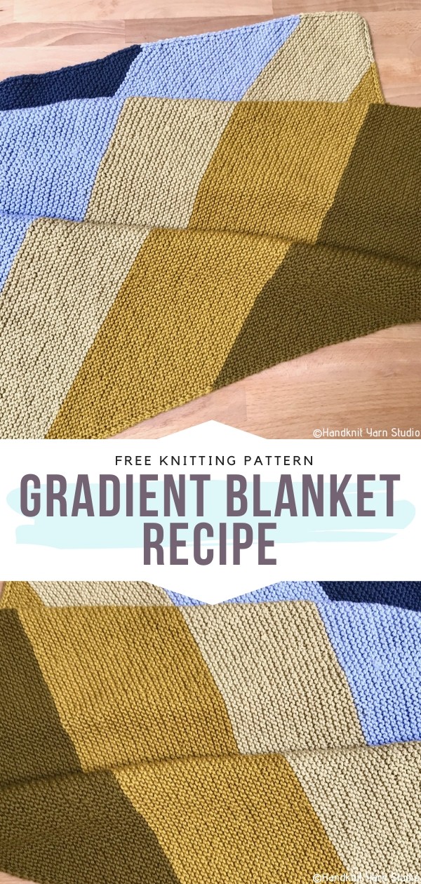 Gradient Knit Blanket