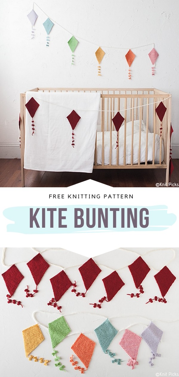 Knit Kites Bunting