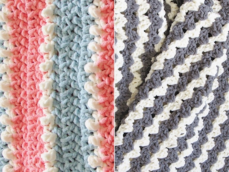 On the Spot Blankets Free Crochet Patterns'