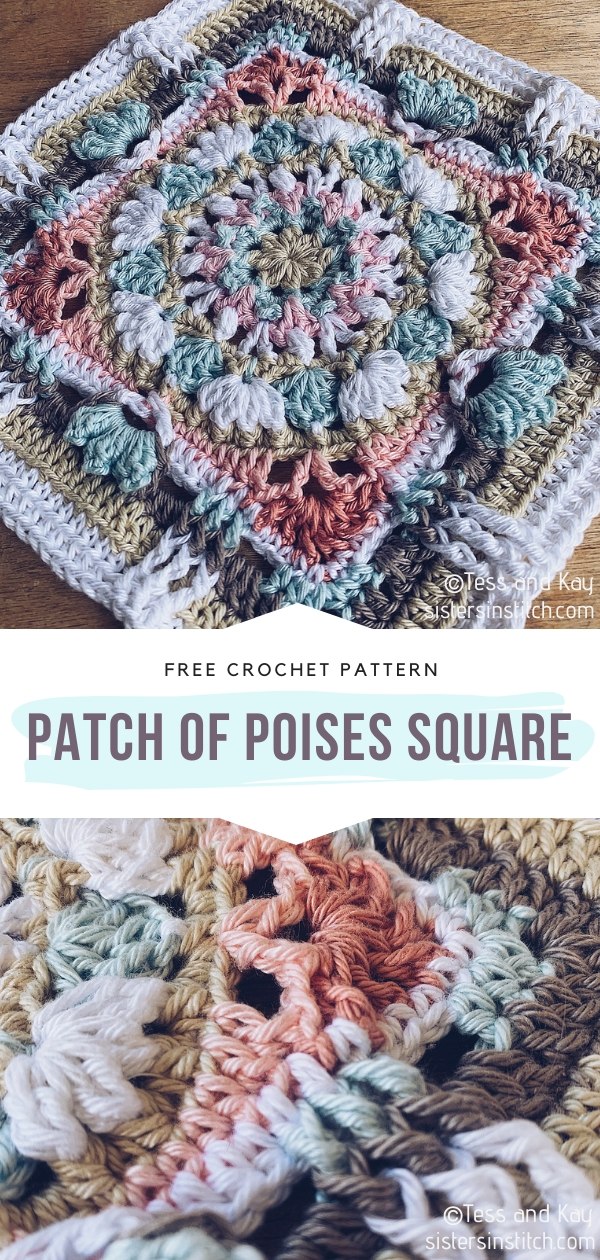 Floral Crochet Square
