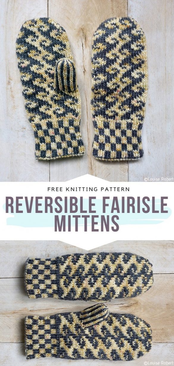 End of December Mittens - Free Knitting Patterns