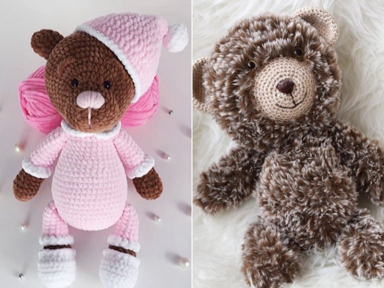 Sweet Beary Friends Free Crochet Patterns