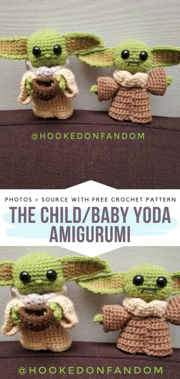 Sweet Baby Yoda Amigurumi Free Crochet Patterns