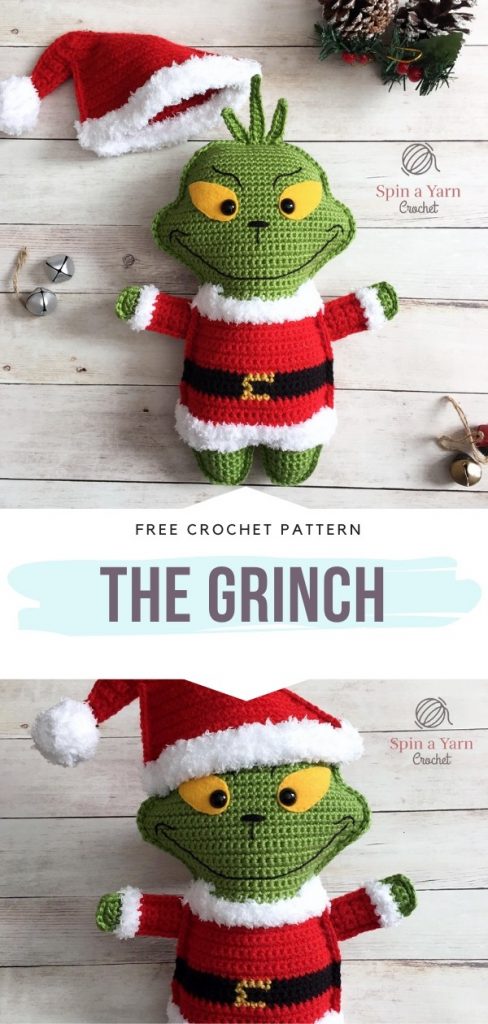 Funny Grinch Amigurumi - Ideas and Free Crochet Patterns