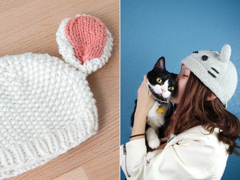 Sweet Animal Hats Free Knitting Patterns