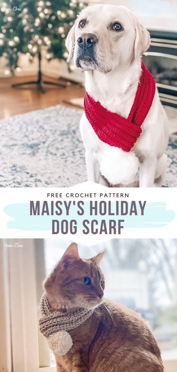 Crochet Dog Scarf