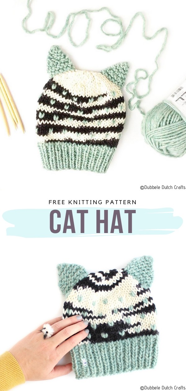Knit Cat Hat