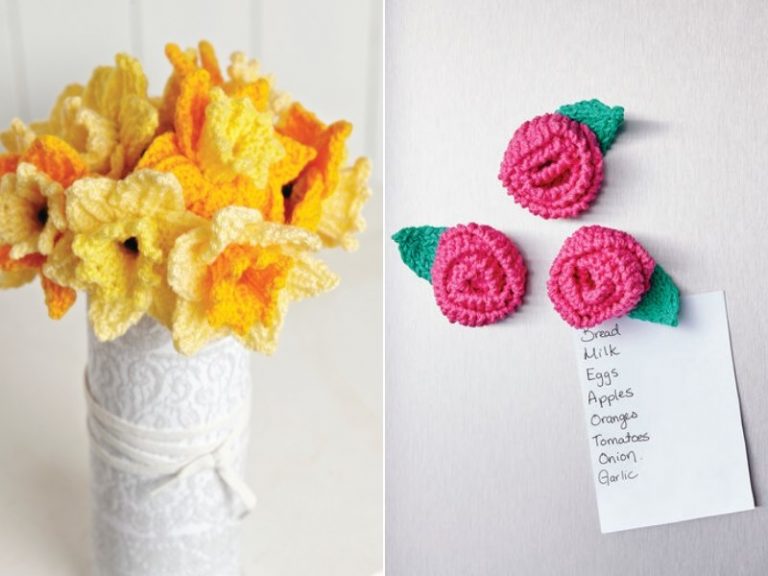 Delicate Flowers Free Knitting Patterns