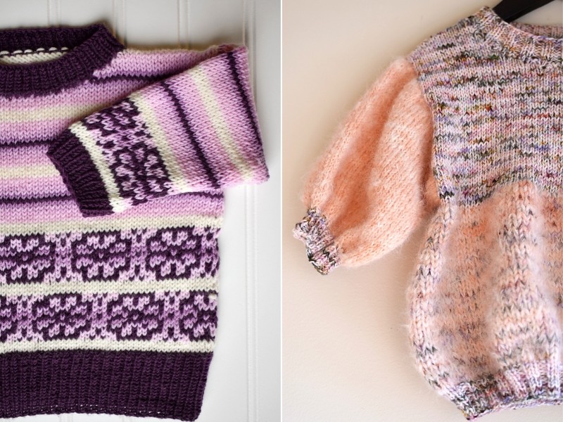 Delightful Baby Sweaters Free Knitting Patterns