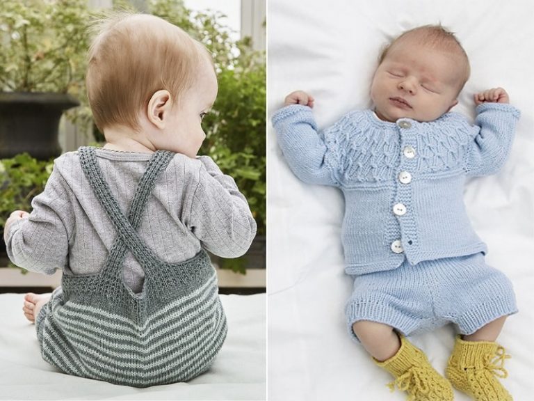 Adorable and Chic Knit Baby Fashion - Free Patterns