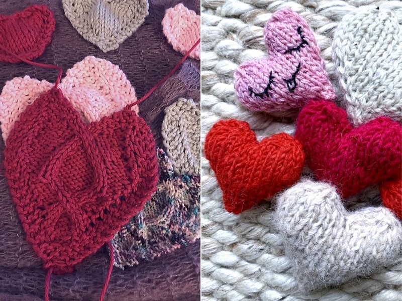 Little Hearts Free Knitting Patterns