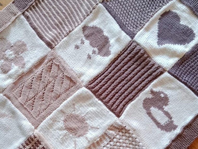 Lovely Squares Baby Blankets - Free Knitting Patterns