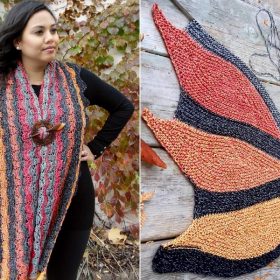 Picturesque Fall Shawls Free Knitting Patterns