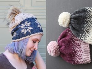 Tapestry Crochet Beanies - Ideas and Free Patterns