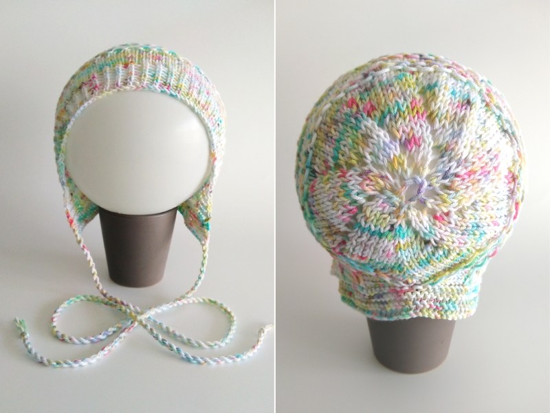 Vintage Baby Bonnets Free Knitting Patterns