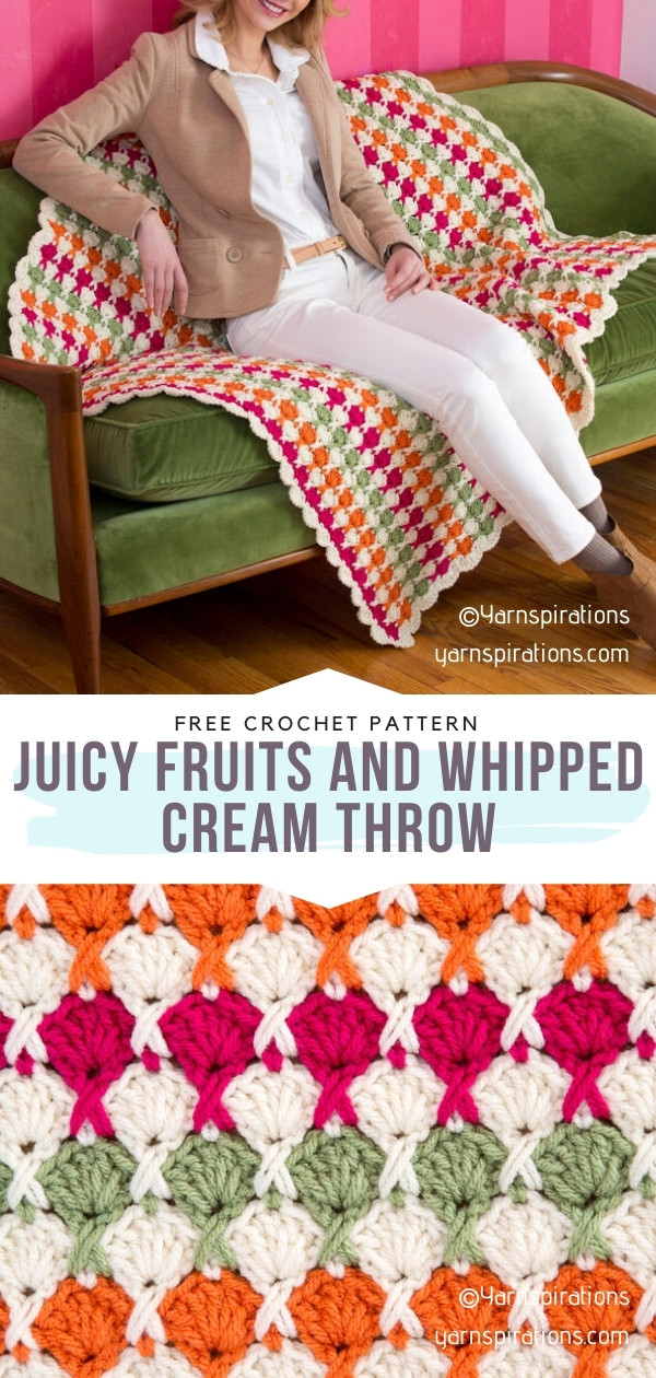 Colorful Crochet Throw
