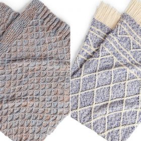 Modern Diamond Blankets Free Knitting Patterns