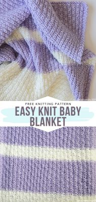 Girly Baby Blankets - Free Knitting Patterns