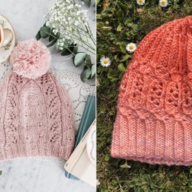 Subtle Lacy Hats Free Knitting Patterns