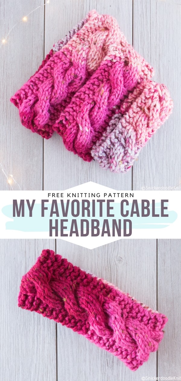 Knit Cable Headband
