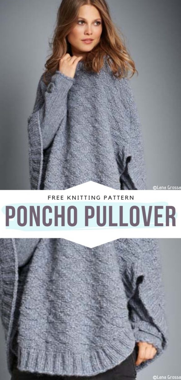 Spiced Up Simplicity Ponchos with Free Knitting Patterns