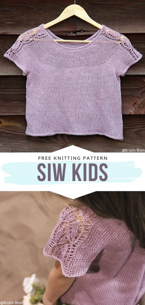 Elegant Little Lady's Tops - Free Knitting Patterns