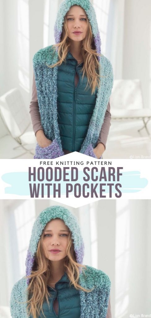 Fabulous Hooded Scarves with Free Knitting Patterns