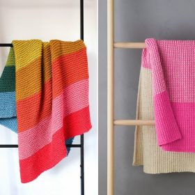 Candy Colors Blankets Free Crochet Patterns