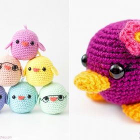 Colorful Spring Birds Crochet Patterns