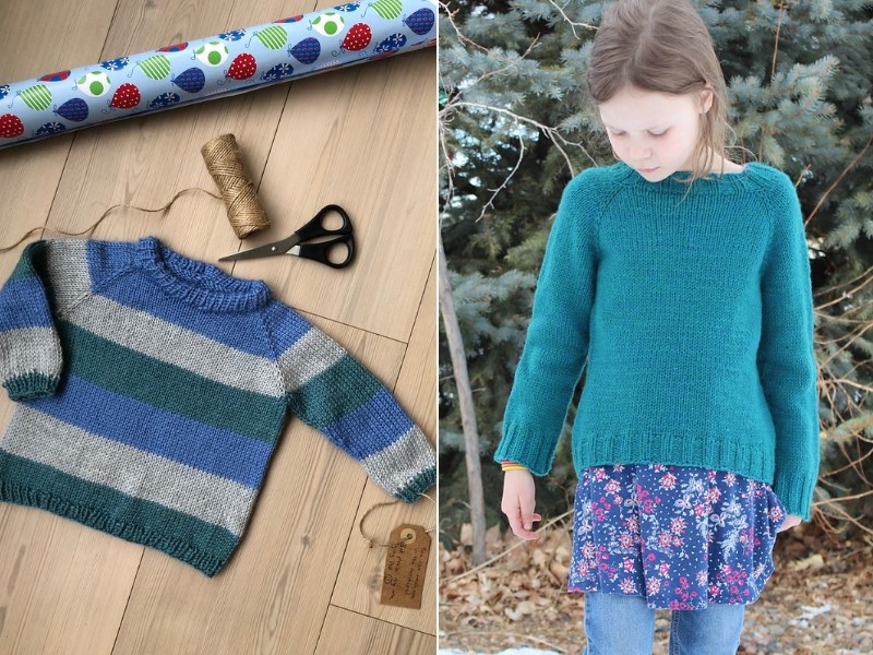 Cool Kids Pullovers Free Knitted Patterns