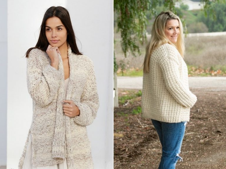 Creamy Cardigans Free Knitting Patterns