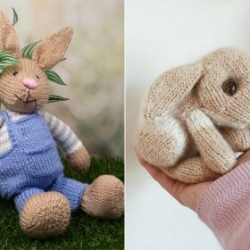 Cuddly Bunnies Free Knitting Patterns