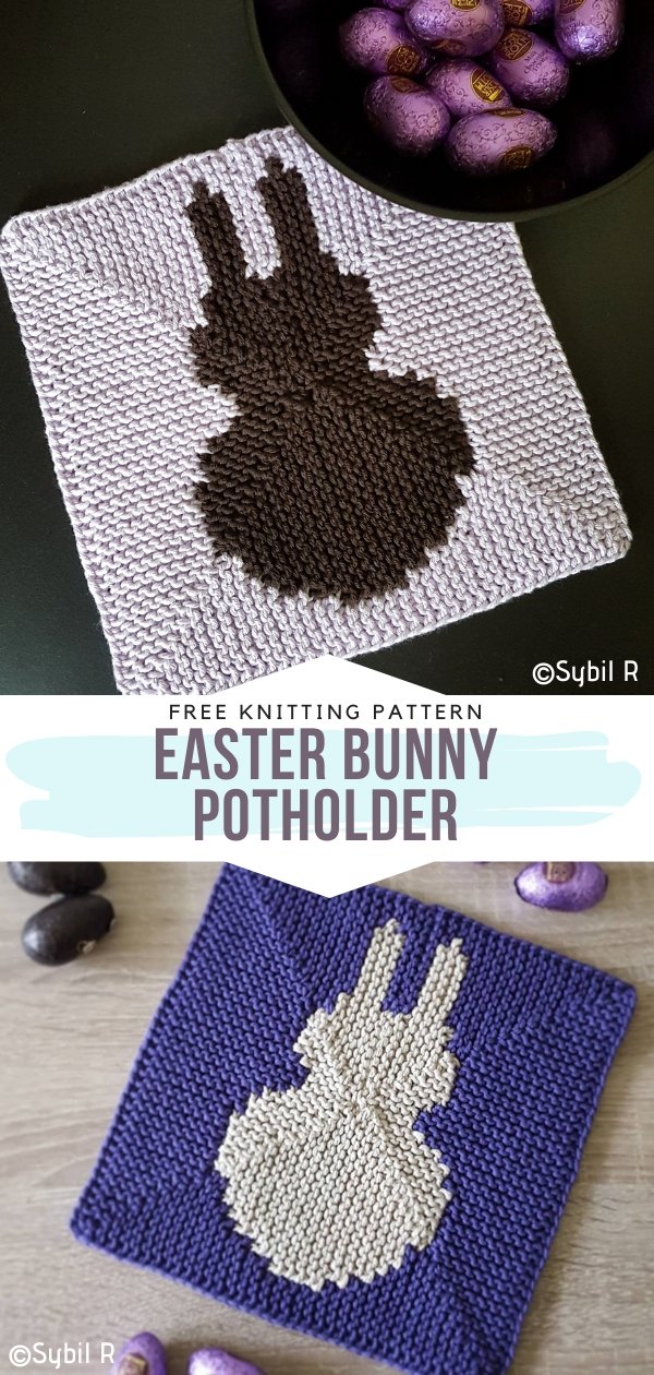 Easter Bunny Potholder
