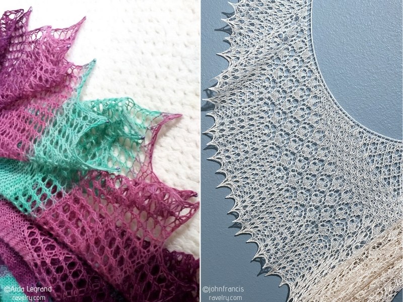 Fantastic Wing Shawls Free Knitting Patterns