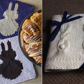 Knit Bunny Accessories for the Home Free Patterns