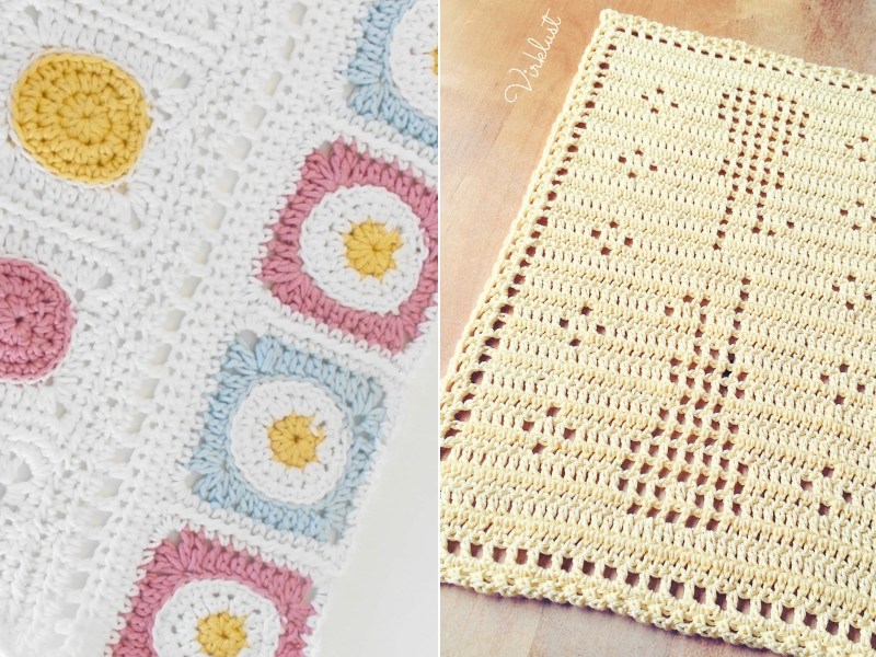 Happy Easter Table Runners Free Crochet Patterns