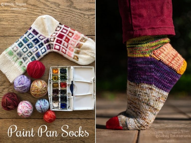 Multicolor Socks Free Knitting Patterns