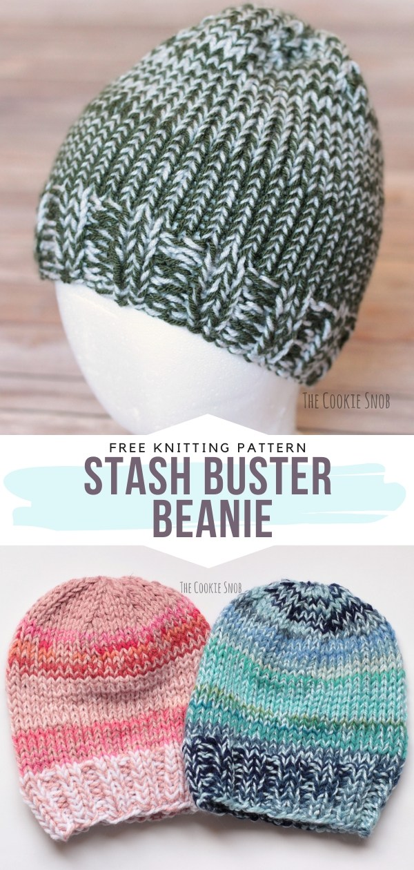 Knit Stash Buster Beanie