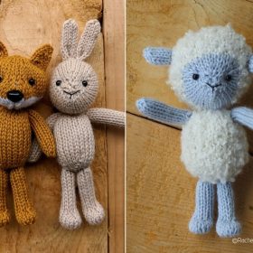 Sweet Animal Softies Free Knitting Patterns
