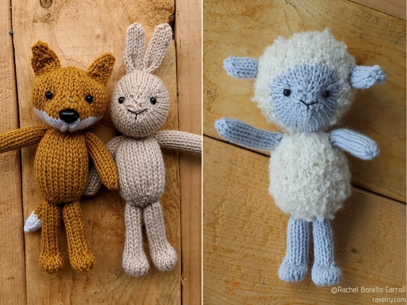 Sweet Animal Softies - Ideas and Free Knitting Patterns