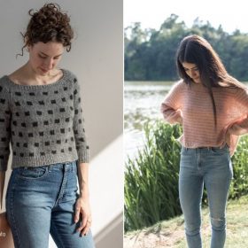 Simple Pullovers for Fall with Free Knitting Patterns