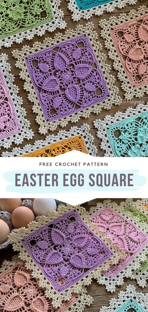 Decorative Easter Doilies - Free Crochet Patterns