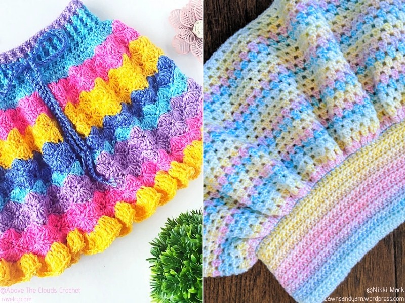 Charming Girls Skirts Free Crochet Patterns