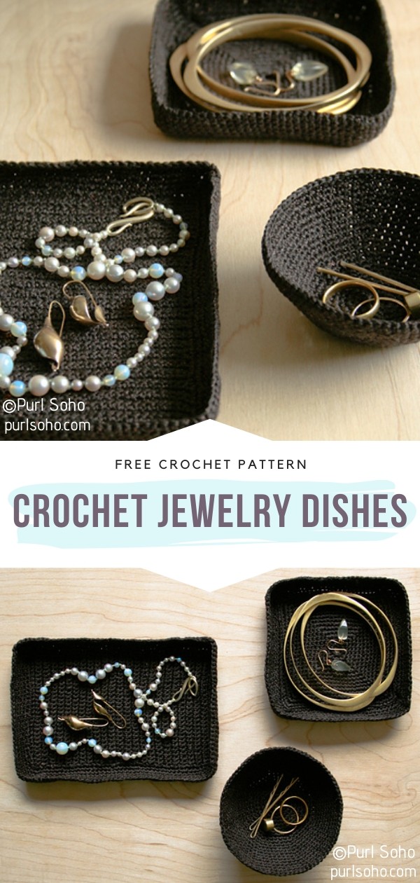 Crochet Jewelry Dishes
