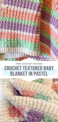 Textured Baby Blankets - Free Crochet Patterns