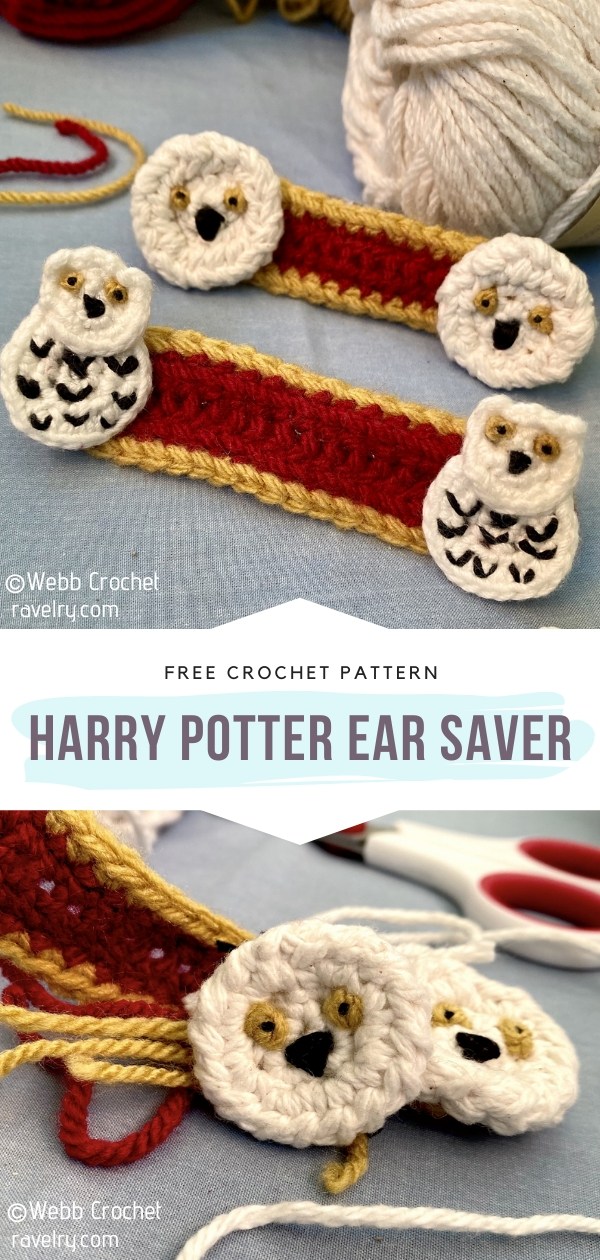 Harry Potter Crochet Ear Saver