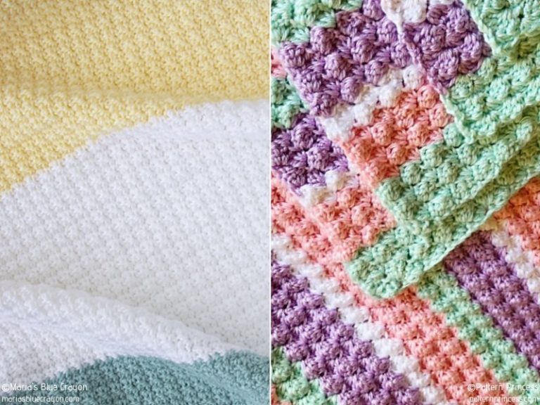 Lovely Textured Crochet Blankets