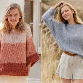 Oversize Craze Pullovers Free Knitting Patterns