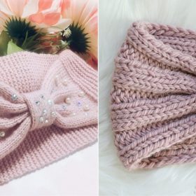 Powder Pink Headbands Free Knitting Patterns