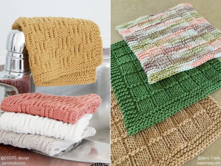 Simple Dishcloths Free Knitting Patterns